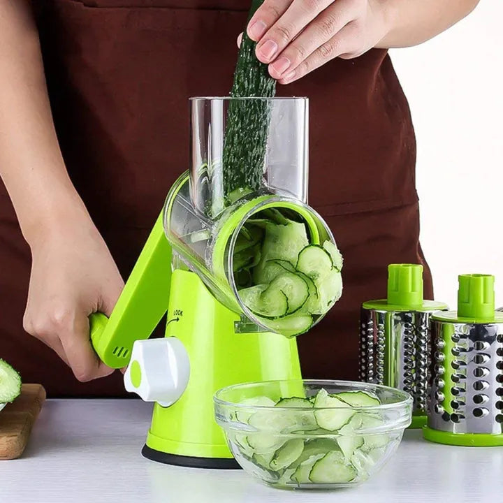 SliceMasterᴮⱽ – Hand Roller Vegetable Cutter & Grater