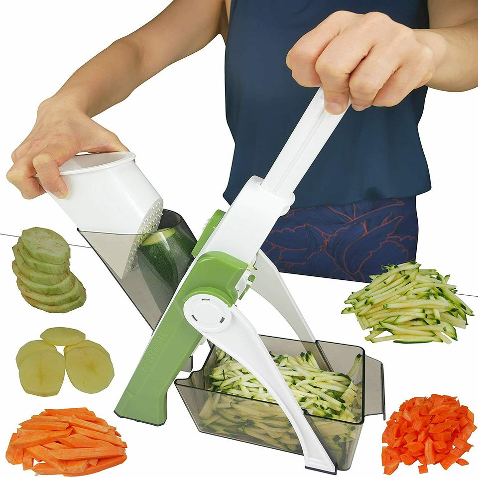 SliceMateᴮⱽ – 4-in-1 Vertical Vegetable Cutter & Chopper