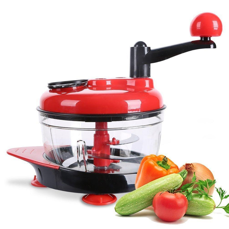 QuickChopᴮⱽ – Easy Manual Vegetable Chopper & Food Processor