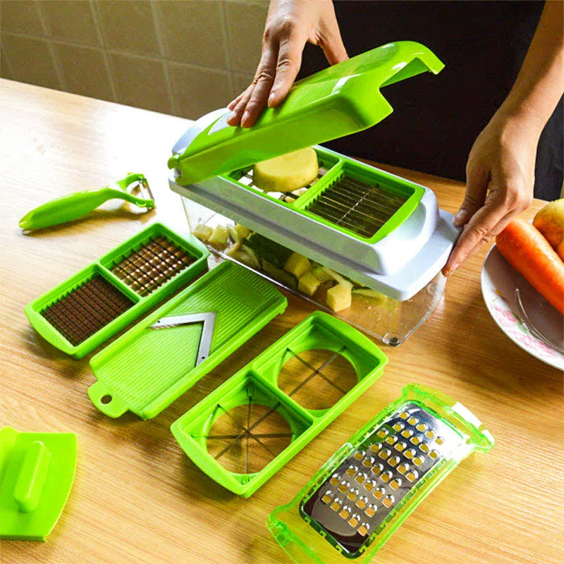 ChopGeniusᴮⱽ – Ultimate 12-in-1 Nicer Dicer & Slicer