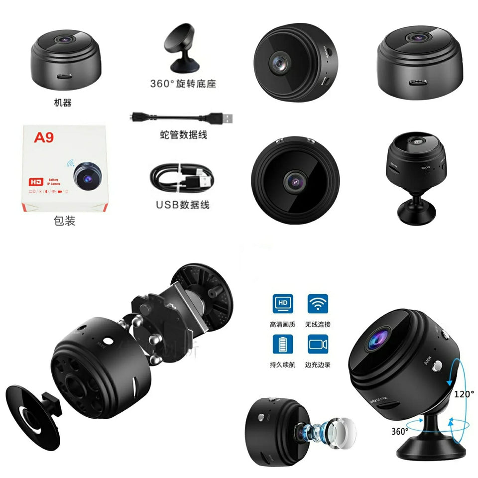 A9 Mini Full Hd Camera 1080p Wifi