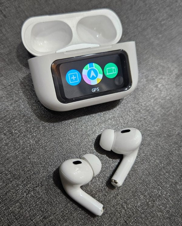 A9 AirPods Proᴮⱽ – Touch Control & Digital Display (White/Black)