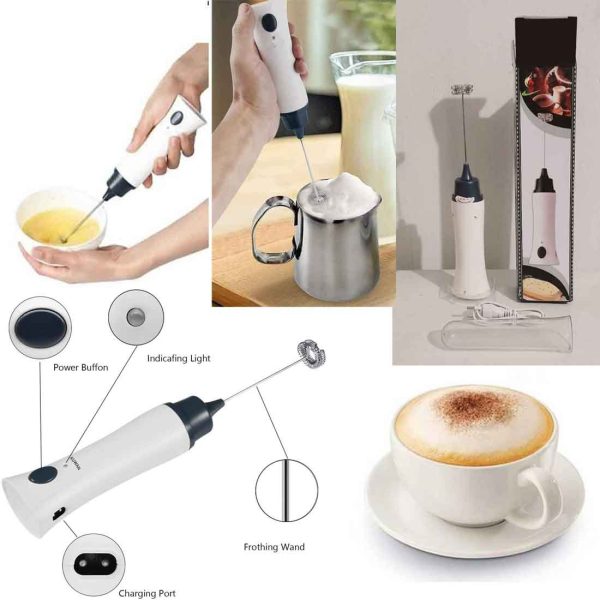 TurboWhiskᴮⱽ – Rechargeable Frother for Coffee, Eggs & More